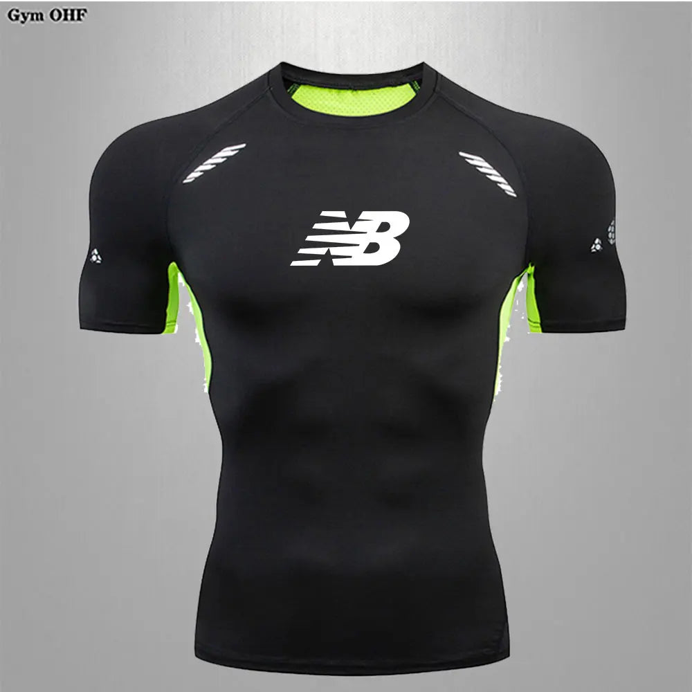 Men's Running Training Sportswear Cycling Slow Running Quick Drying Fitness Clothes Sanda Fitness Exercise Tight Fitting Clothes