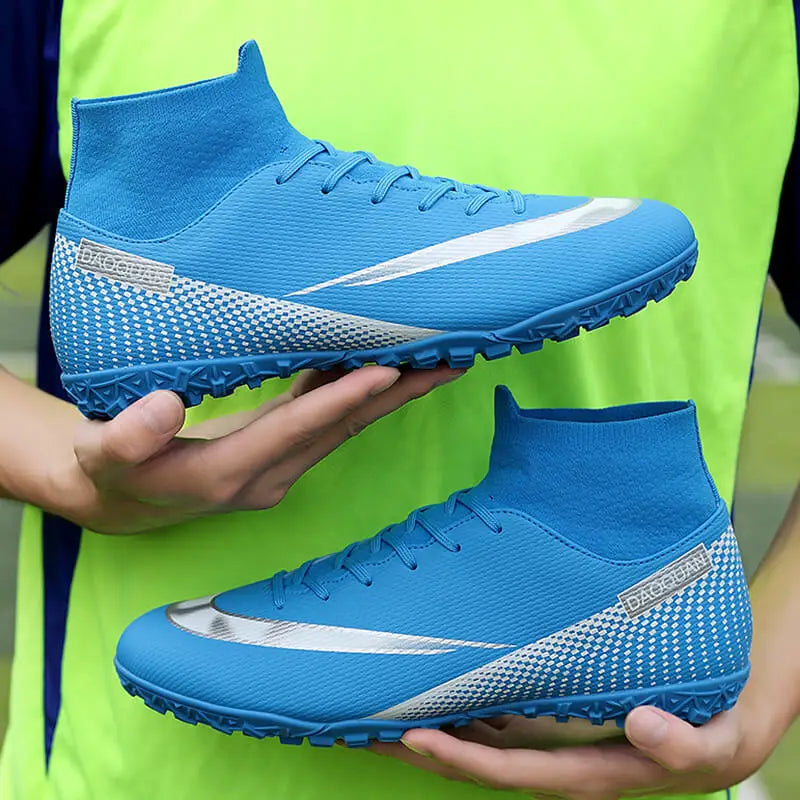 ⚽ Men's High-Cut Football Boots: Unleash Your Game with Assassin Chuteira TF/AG! 👟