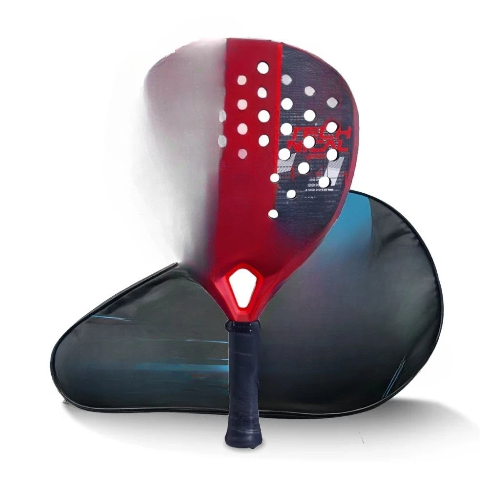 Carbon Fiber Beach Tennis Racket with Bag 38mm