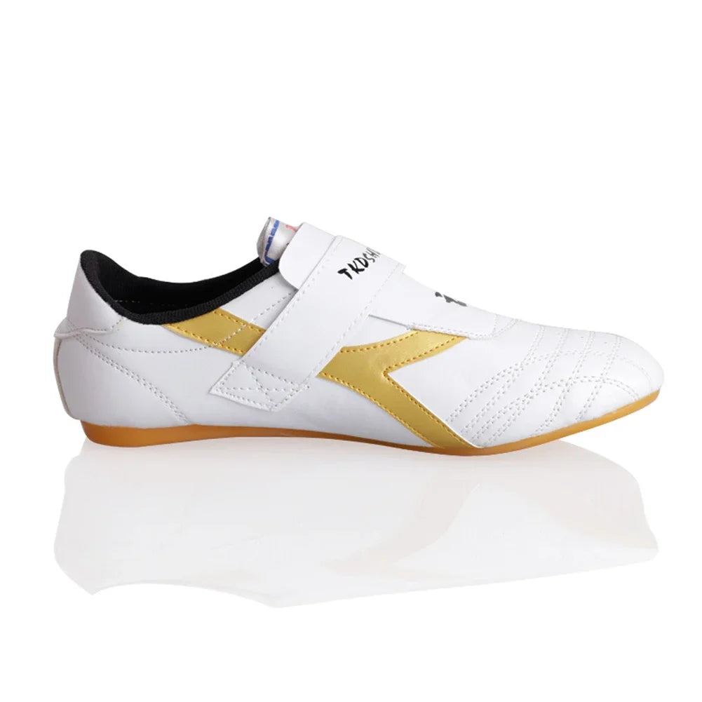 Breathable White Taekwondo Shoes Kung Fu Shoes Wushu Taichi Karate Martial Arts Wrestling Fighting Sneakers