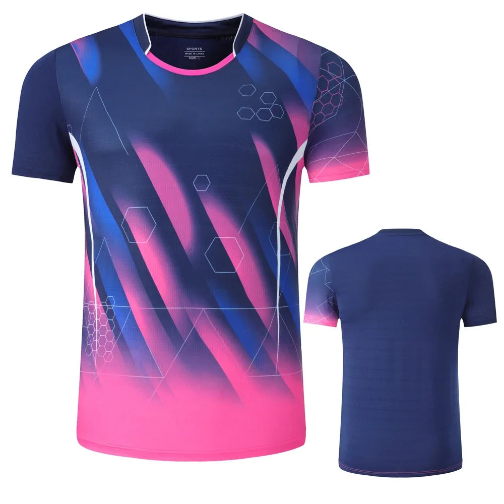 Sports Tennis Shirts for Men, Women, & Kids – Badminton, Table Tennis, Ping Pong, Soccer, & Gym Jerseys