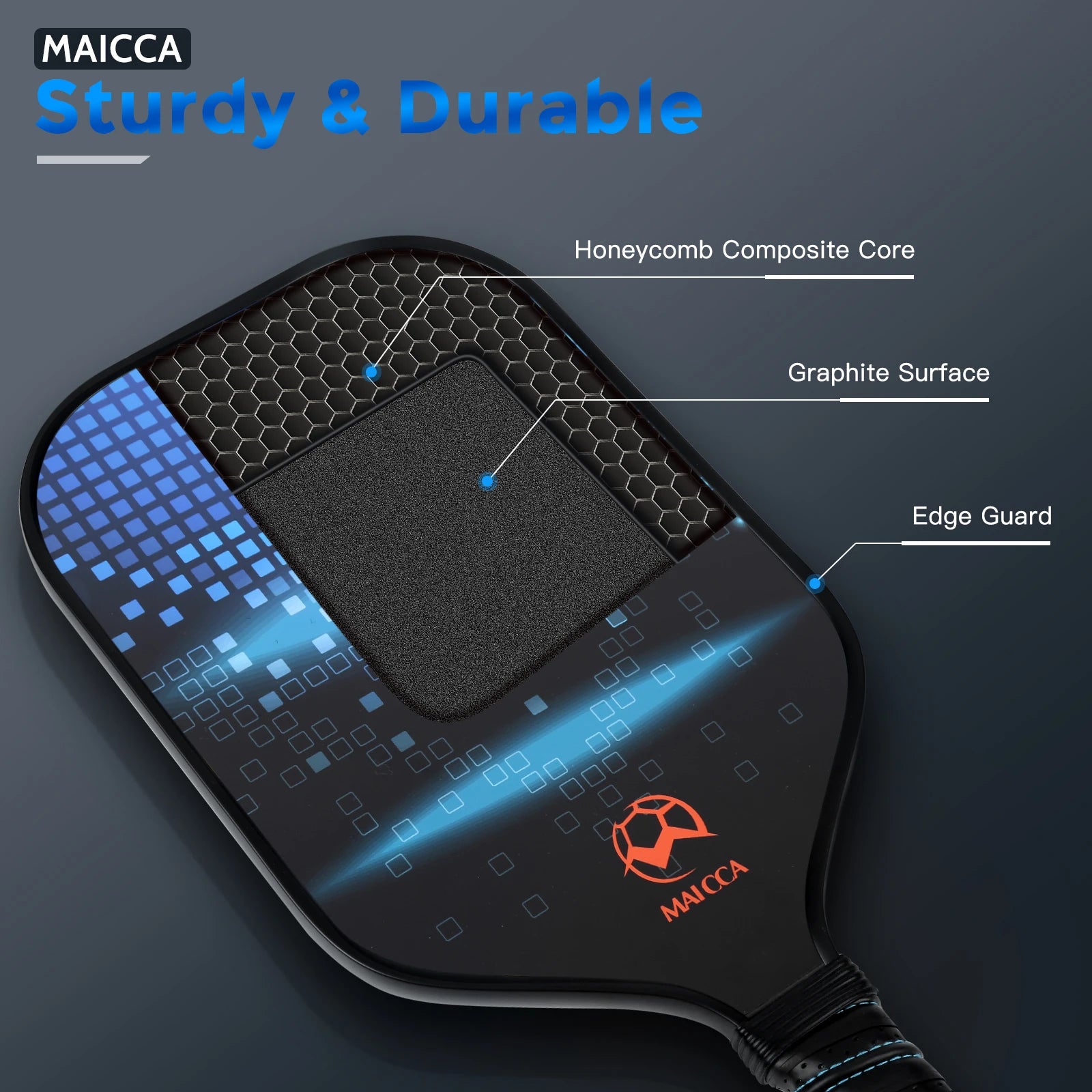 🏓 Pickleball Paddle Set – Honeycomb Core Rackets with Balls & Carrying Bag 🎾