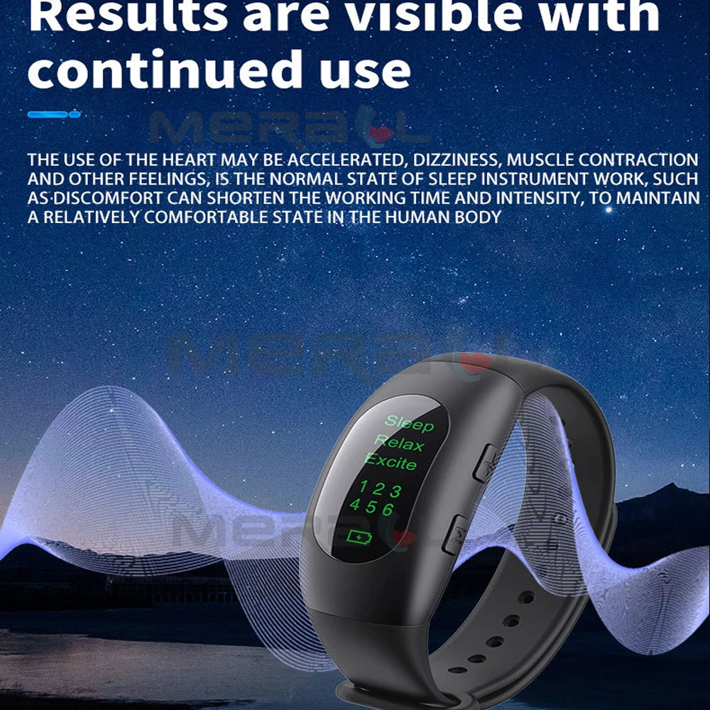 🌙  Pulse Sleep Aid Device – Micro-Current Therapy for Deep Sleep & Relaxation | Combat Anxiety & Insomnia | Portable Sleeper 💤