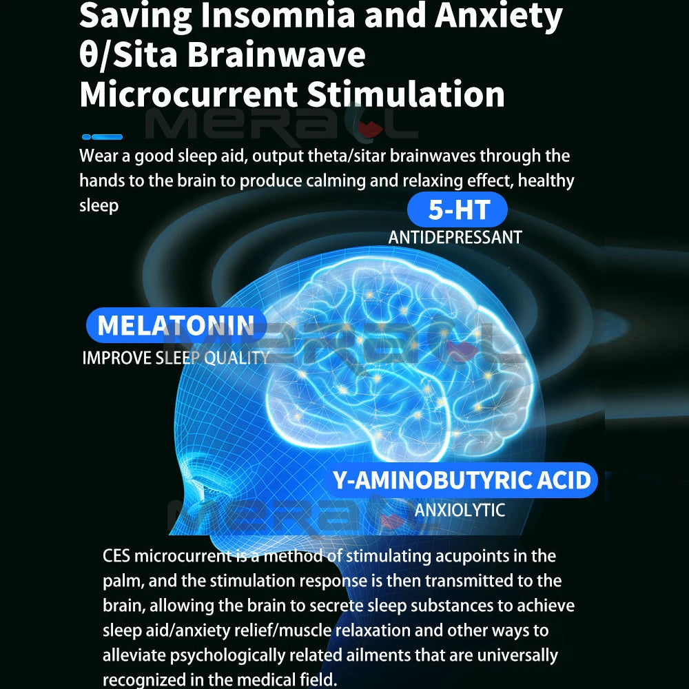 🌙  Pulse Sleep Aid Device – Micro-Current Therapy for Deep Sleep & Relaxation | Combat Anxiety & Insomnia | Portable Sleeper 💤