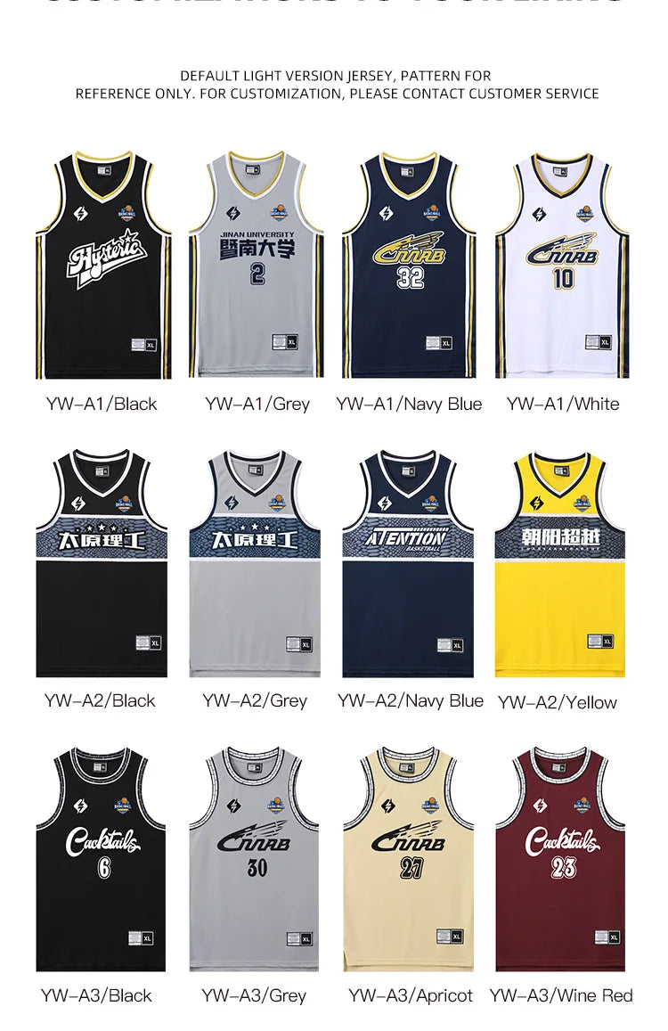 Customizable Quick-Dry Basketball Jersey for Kids & Adults – Perfect for Training and Play!