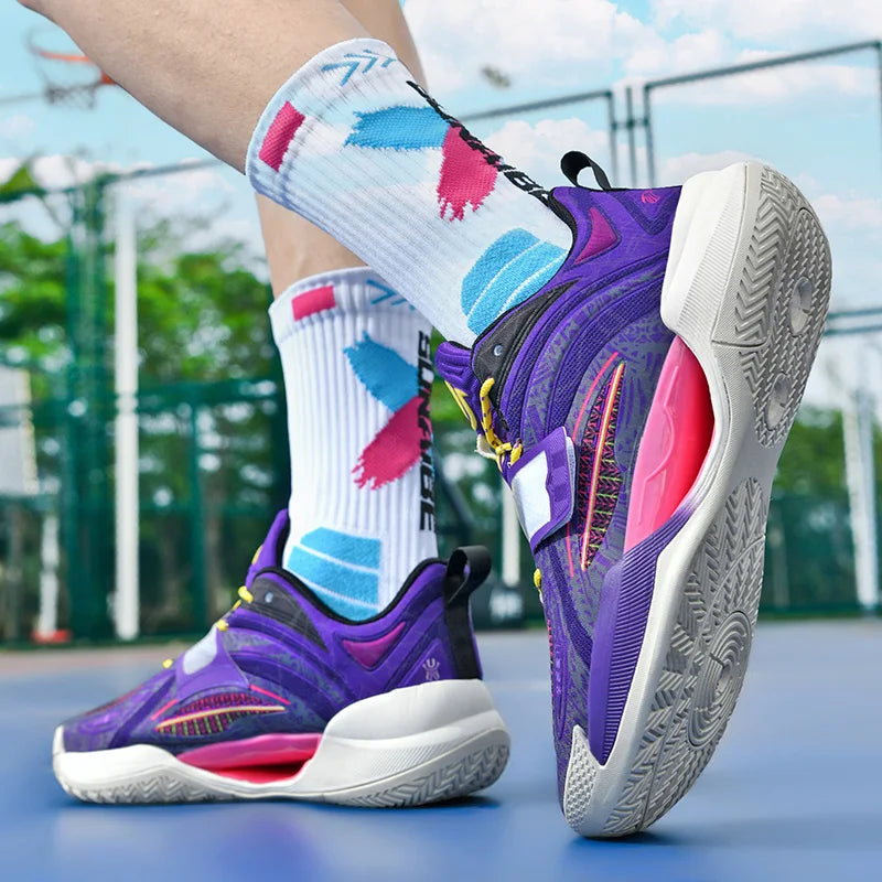 🏀 High-Quality Men’s and Women’s Basketball Shoes - Brand Design Outdoor Rubber Anti-Slip Sports Training Sneakers 🏀