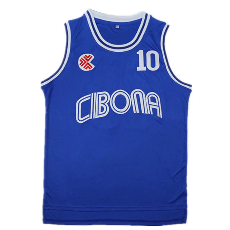 10 Basketball Jersey Blue 2024