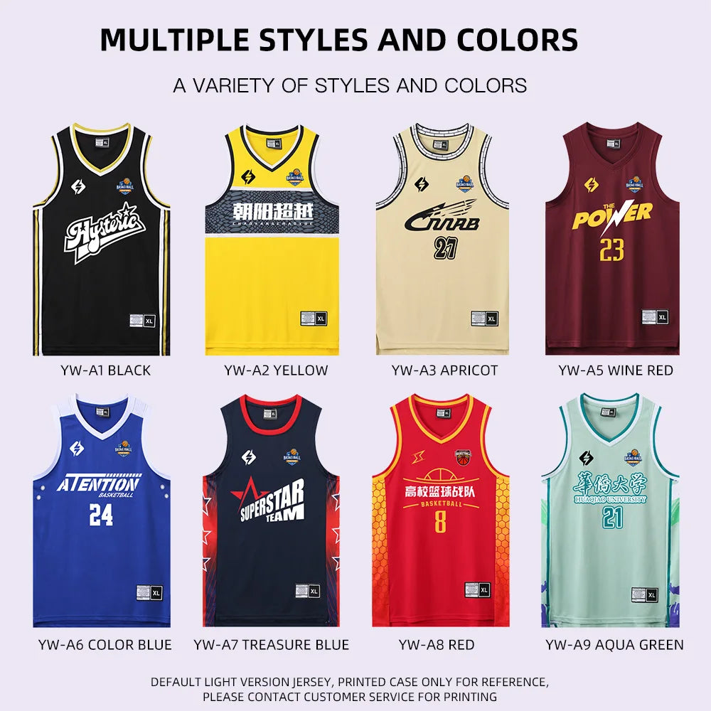 Customizable Quick-Dry Basketball Jersey for Kids & Adults – Perfect for Training and Play!