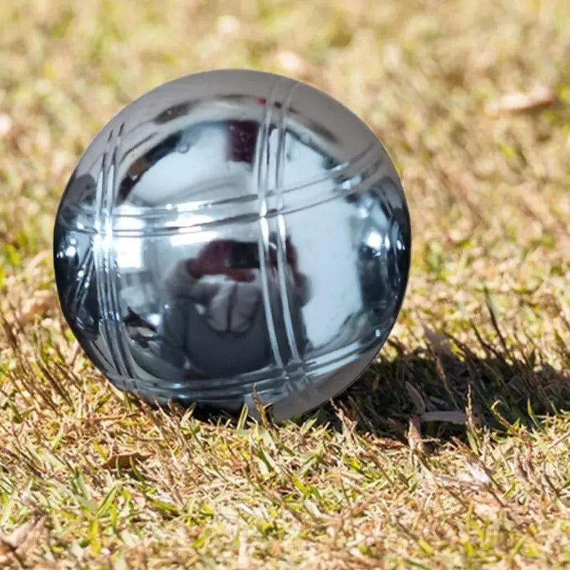 🎱 Elegant Reflective Metal Petanque Ball Set - Perfect for Outdoor Fun 🎱