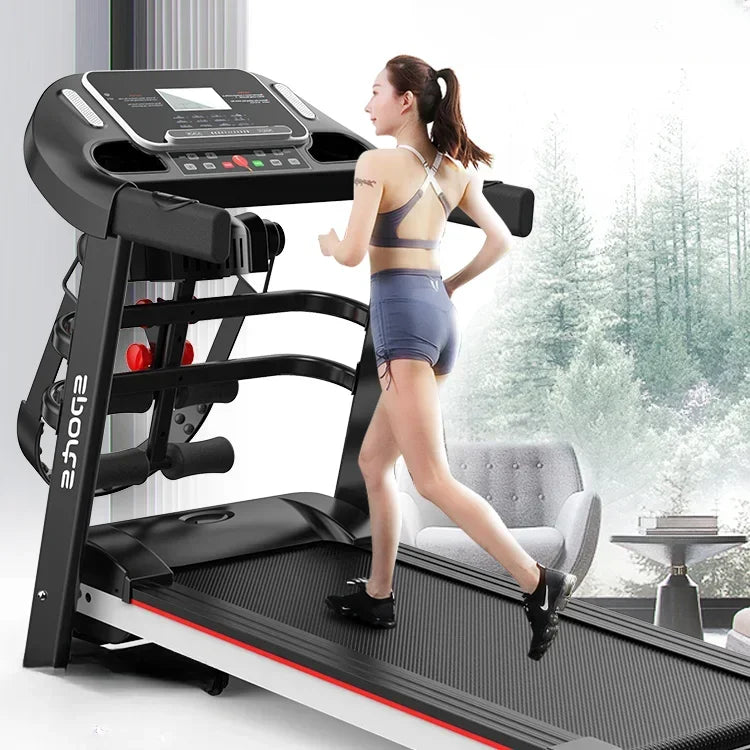 🏃‍♂️ Heart Rate Motorised Treadmill | Foldable Indoor Fitness Equipment