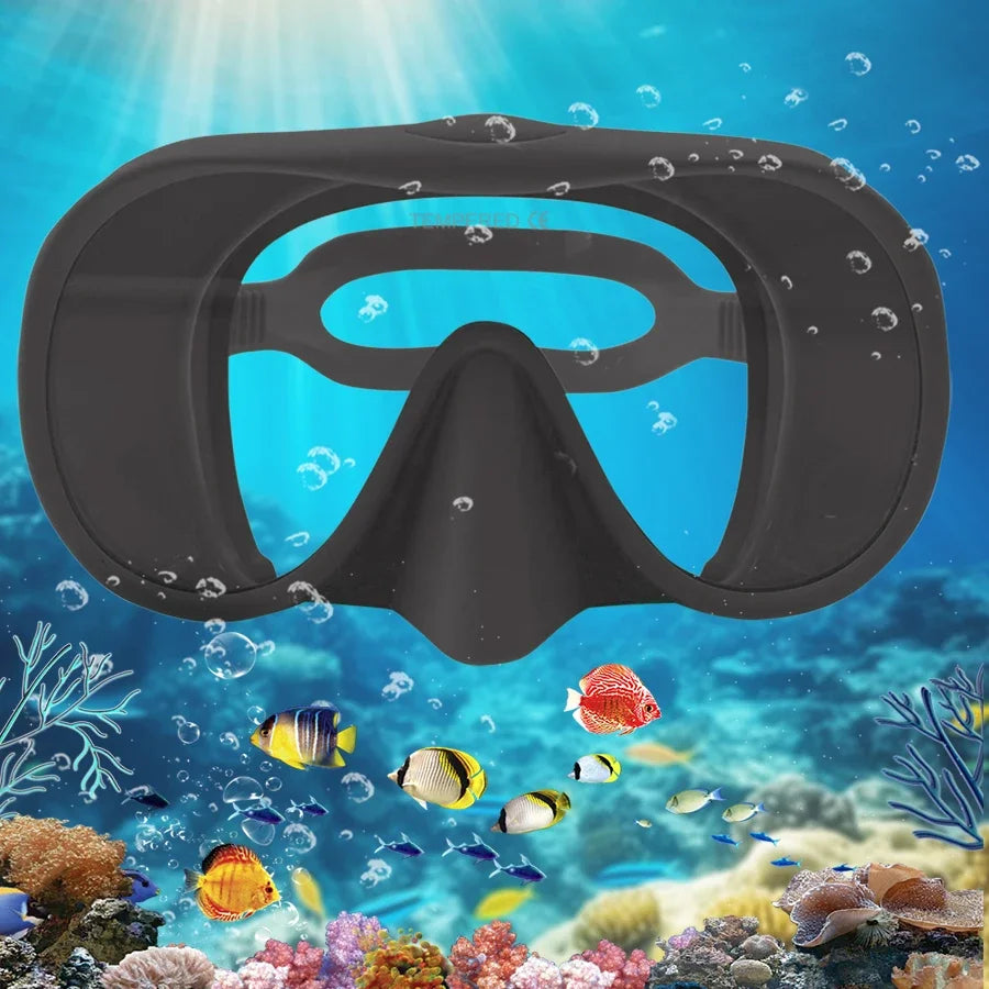 180° Full Face Diving Mask with Anti-Fog Snorkel Tube