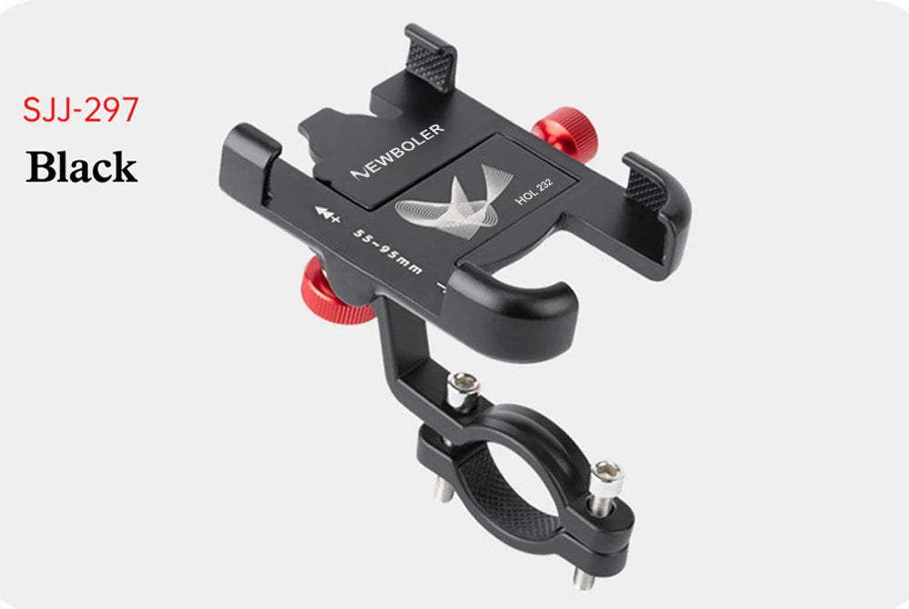 🚴‍♂️ NEWBOLER MTB Phone Mount Stand – 360° Rotatable Aluminum Adjustable Bike Holder | Non-Slip Cycling Bracket 📱