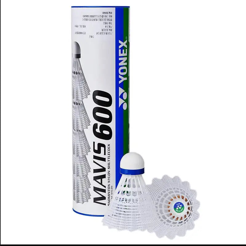 Yonex Mavis Badminton Shuttlecocks: Durable Nylon Balls for Training & Tournaments (6PCS)