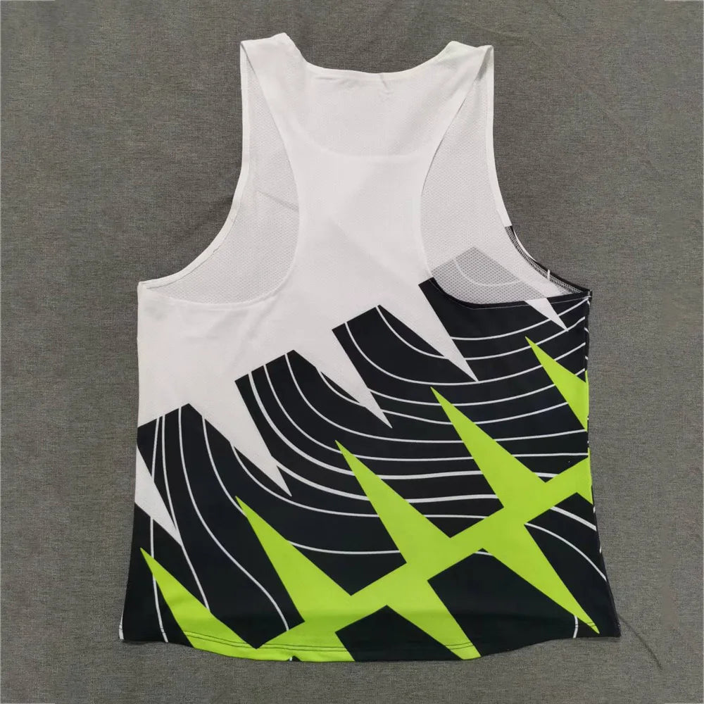 Men's Athletic Running Tank Top Ultra Lightweight Marathon Singlet Y-Back Shirts Dry Fit Workout Sleeveless T-Shirt Tank Tops