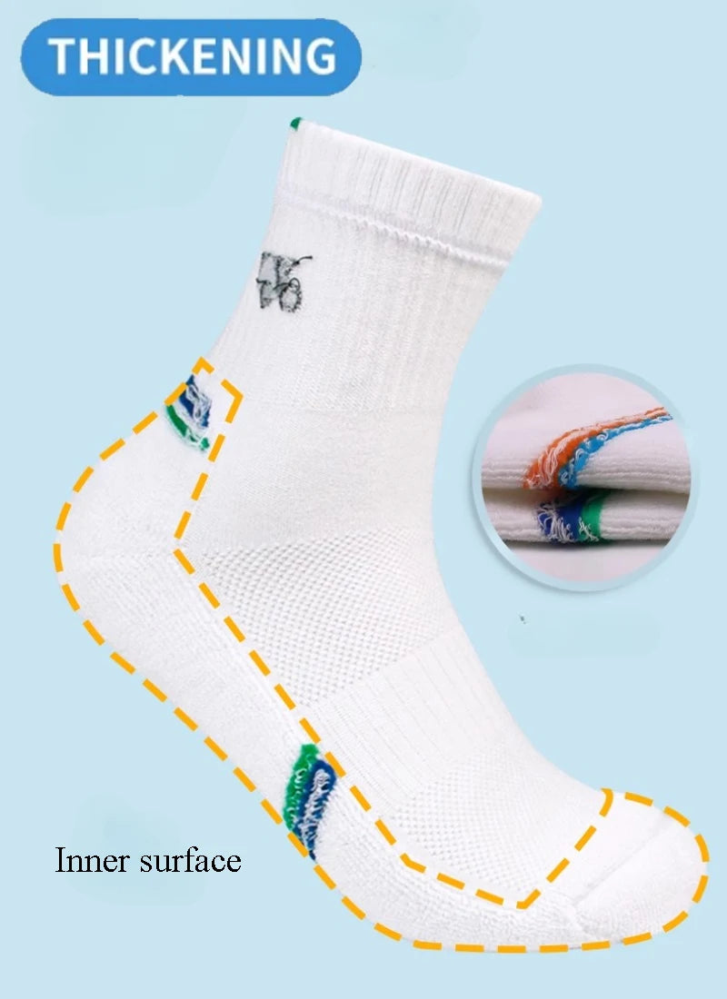 🧦 YONEX New Badminton Socks | Thickened Towel Bottom Sports Socks | Sweat-Absorbing & Deodorizing for Fitness & Running