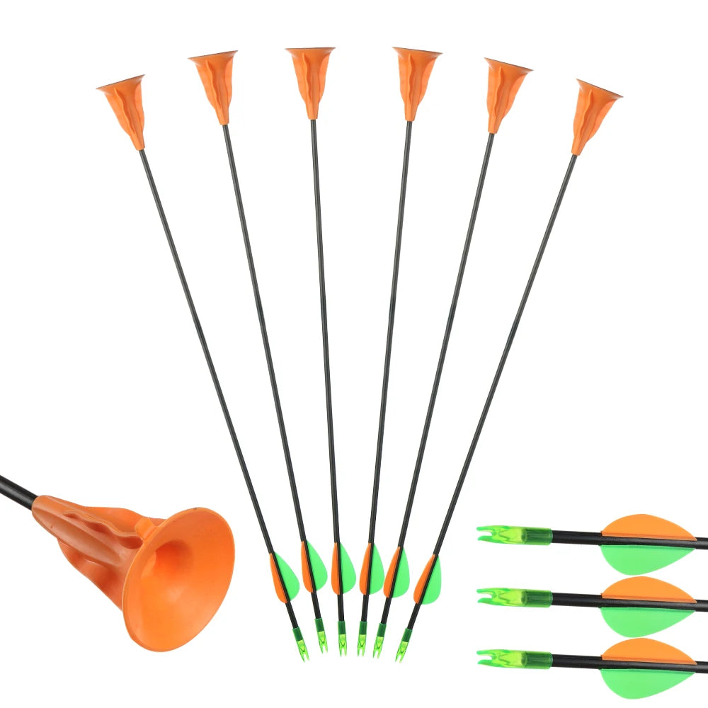 🏹 Toparchery Recurve Bow & Sucker Arrow Set | Junior Archery Training | Outdoor Parent-Child Shooting Game (15-18lbs, 42")