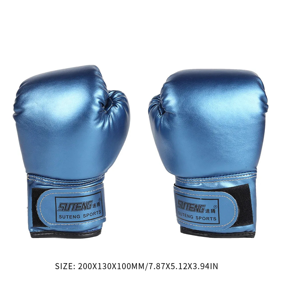 2pcs Professional Muay Thai Boxing Gloves - PU Leather, Breathable Training Mitts for Kids 🥊