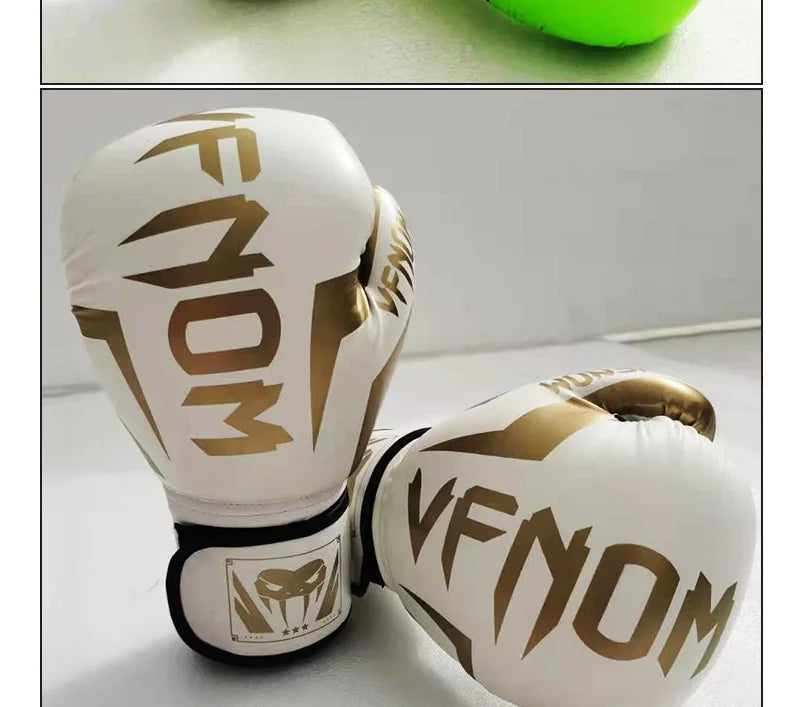 Professional Boxing Gloves for All Ages: 6-16 Oz Sanda, Muay Thai, Taekwondo, and More