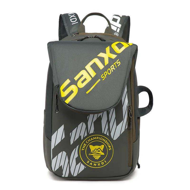Foldable Tennis Badminton Backpack with Shoe Pocket