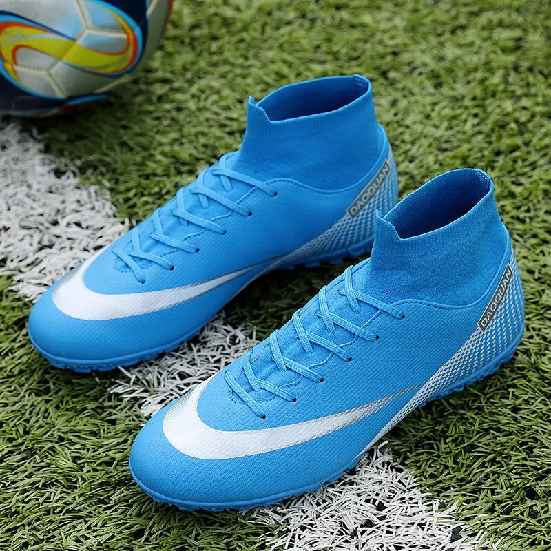 ⚽ Men's Quality Football Boots - Assassin Chuteira Campo TF/AG High Cut Soccer Shoes ⚽