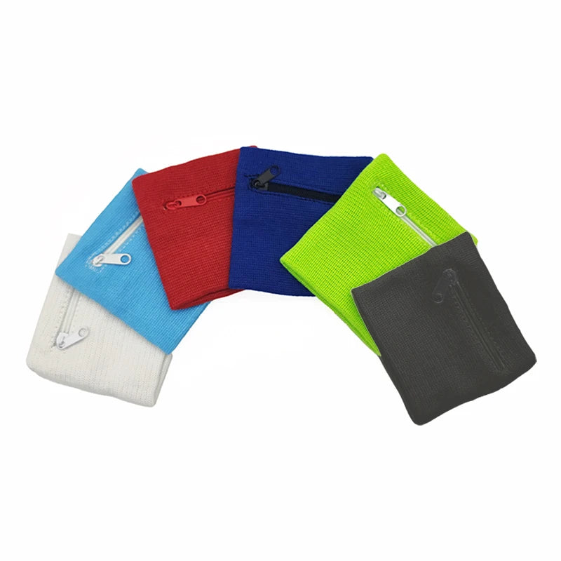 Unisex Zipper Wrist Wallet Pouch – Sports Arm Band Bag for MP3, Keys, Cards & More