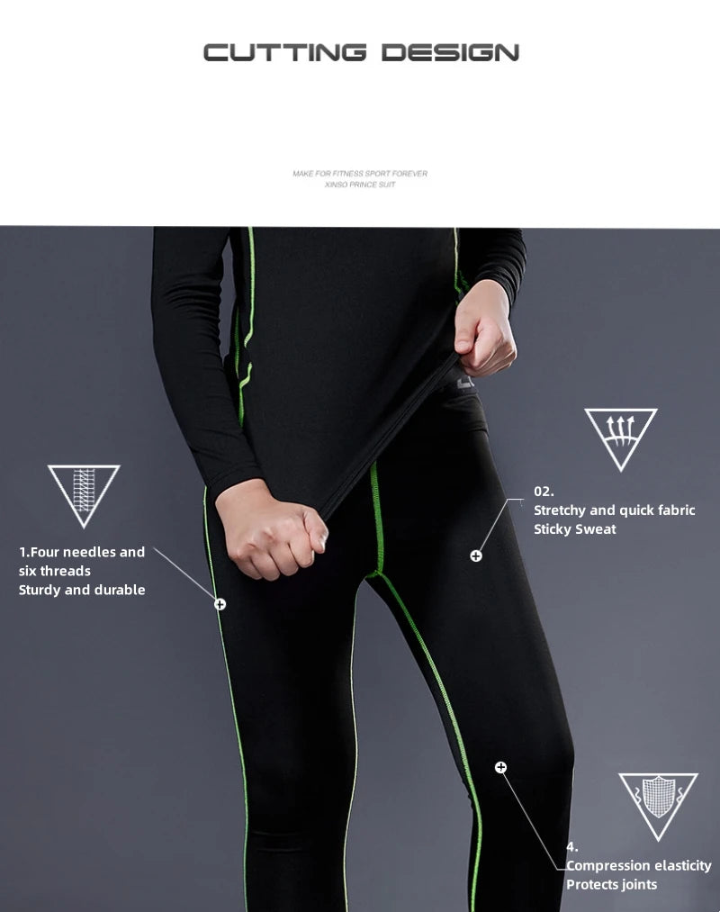 🏃‍♂️ Kids' Stretch Leggings for Sports & Fitness | Basketball Bottoms