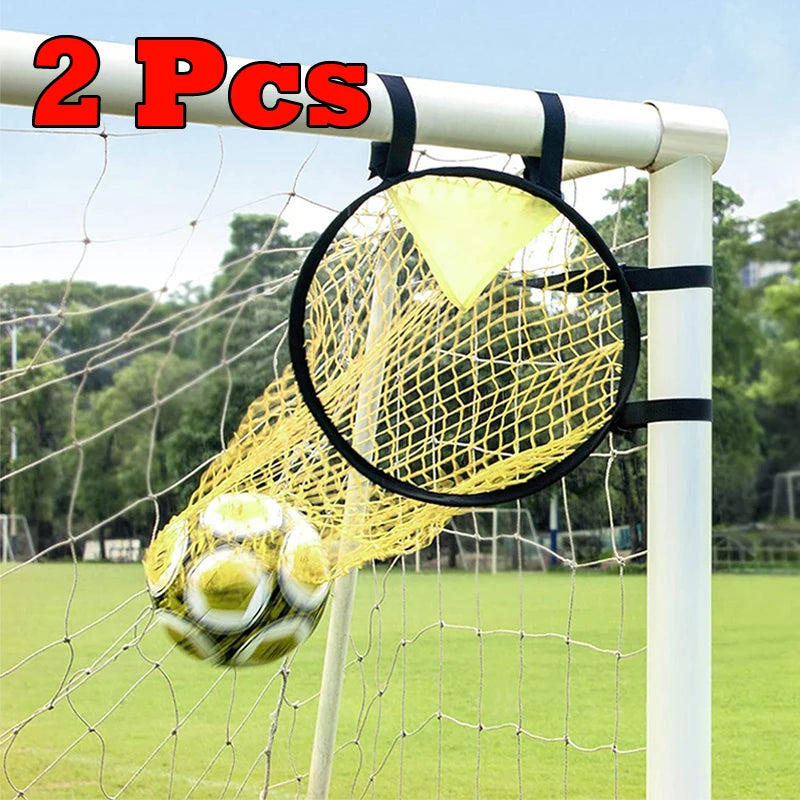 Training Shooting 1/2pcs Net Equipment Football Training Target Net Goal Youth Free Kick Practice Shooting Soccer Topshot Soccer