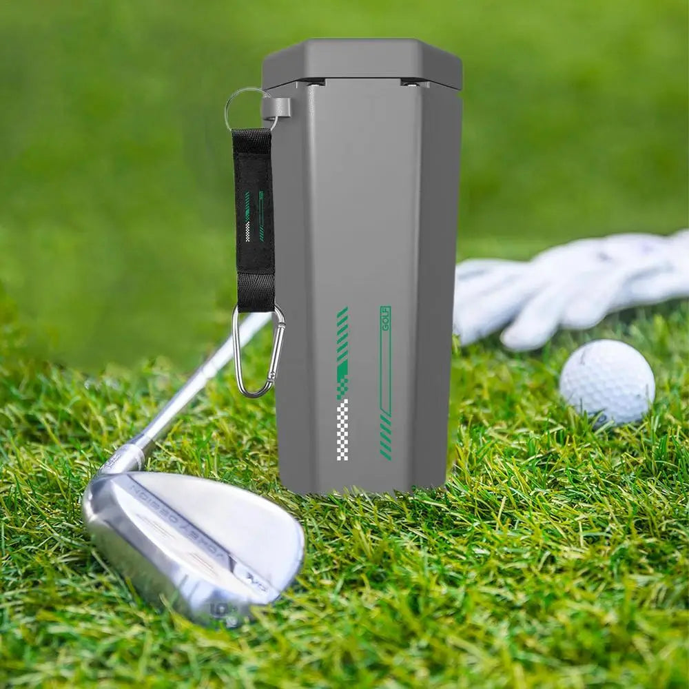 Portable Golf Ball Washer & Towel | Multipurpose Golf Ball & Club Cleaner | Essential Golf Accessory