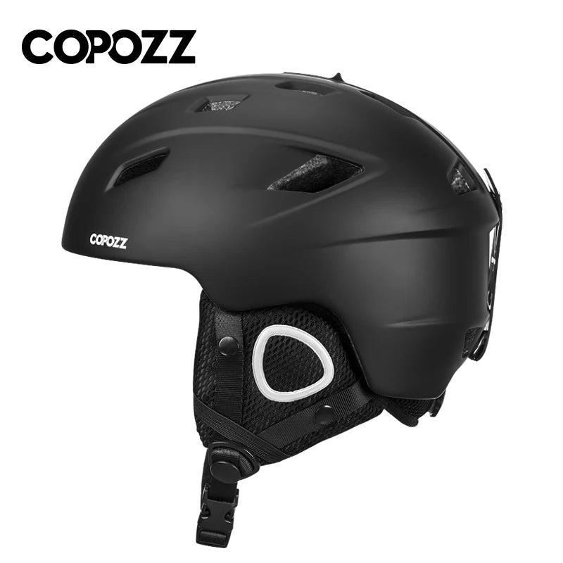 ❄️ Copozz Ski Helmet | Half-Coverage Snowboard & Moto Safety Helmet | Winter Warm Helmet for Men, Women, Adults & Kids