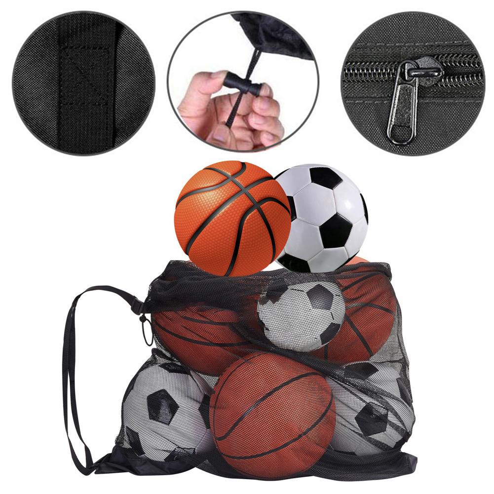 🏀 Drawstring Sports Ball Bag – Mesh Backpack for Football, Basketball, Soccer, Volleyball & Swimming Gear | Durable Ball Storage 🌟