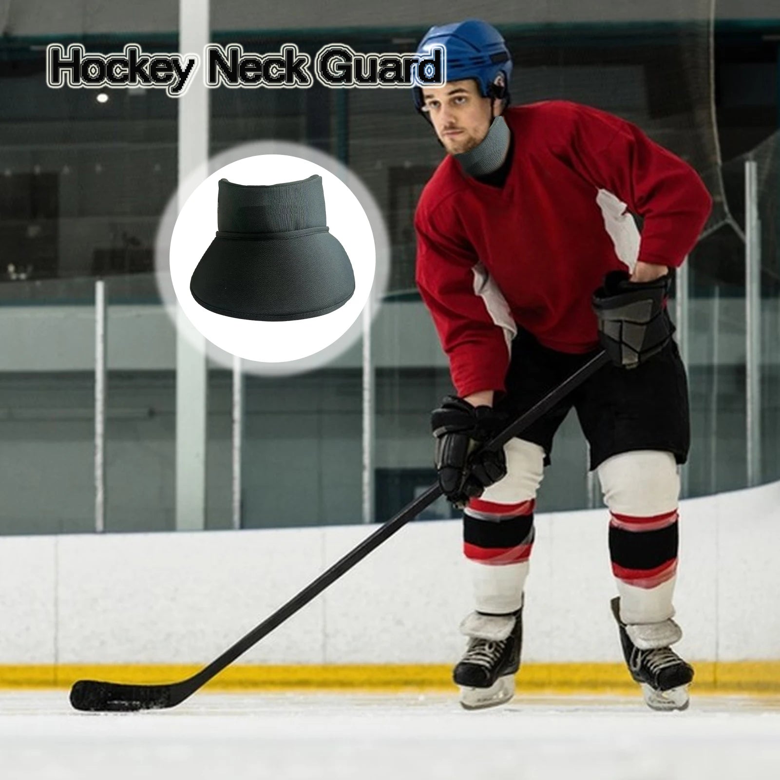 Breathable Hockey Neck Guard – Essential Protection for Men, Women, and Teens!