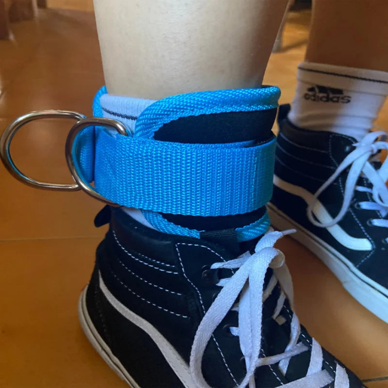 Cable Ankle Straps - Double D-Ring Ankle Cuffs for Gym Workouts 🏋️‍♂️