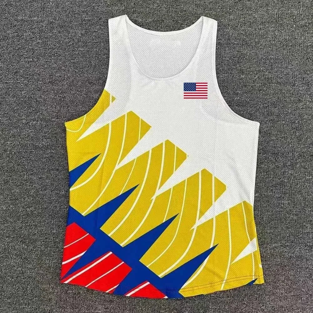 Men's Athletic Running Tank Top Ultra Lightweight Marathon Singlet Y-Back Shirts Dry Fit Workout Sleeveless T-Shirt Tank Tops