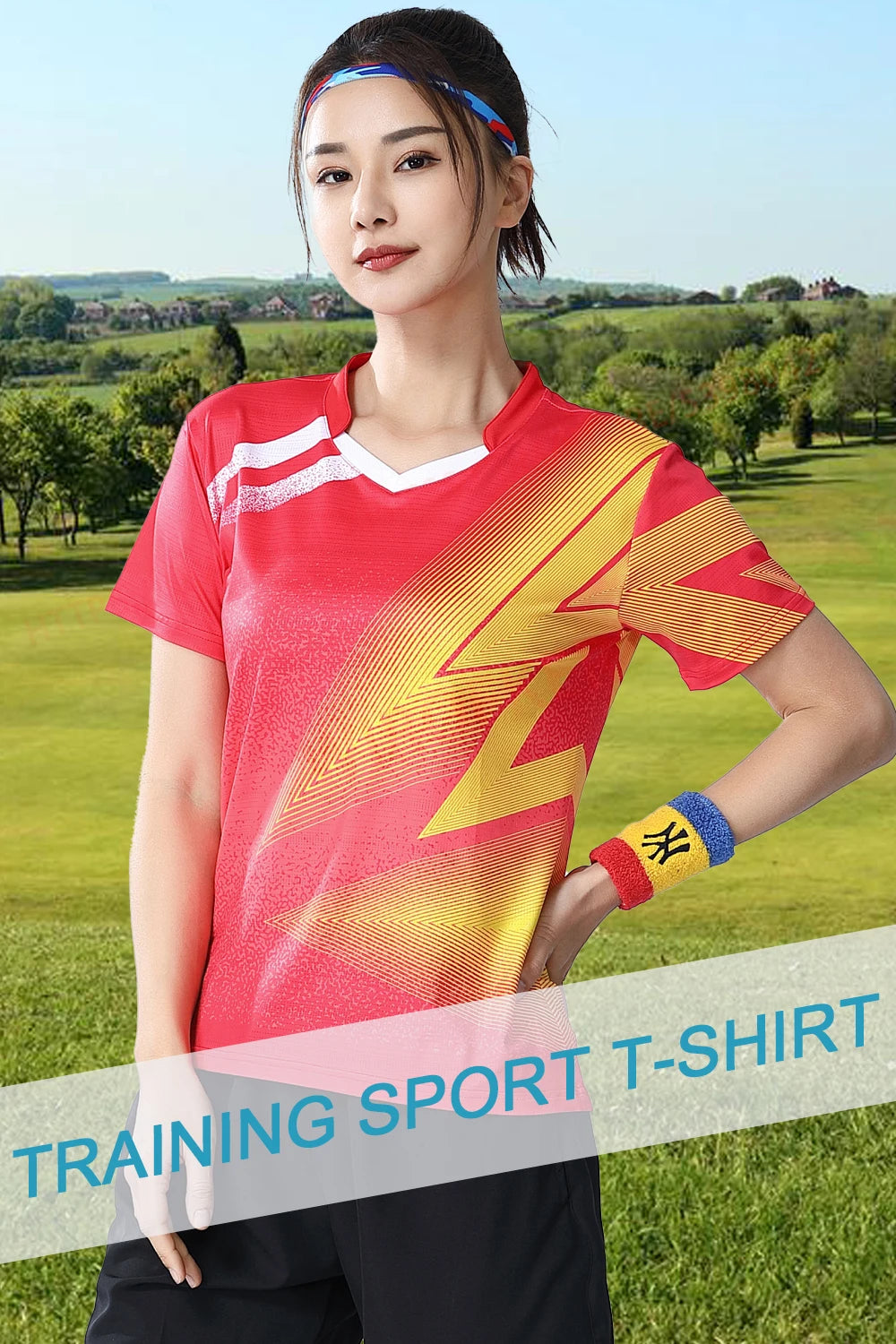 Women's Table Tennis & Badminton Sports T-Shirt – Quick-Dry & Stylish