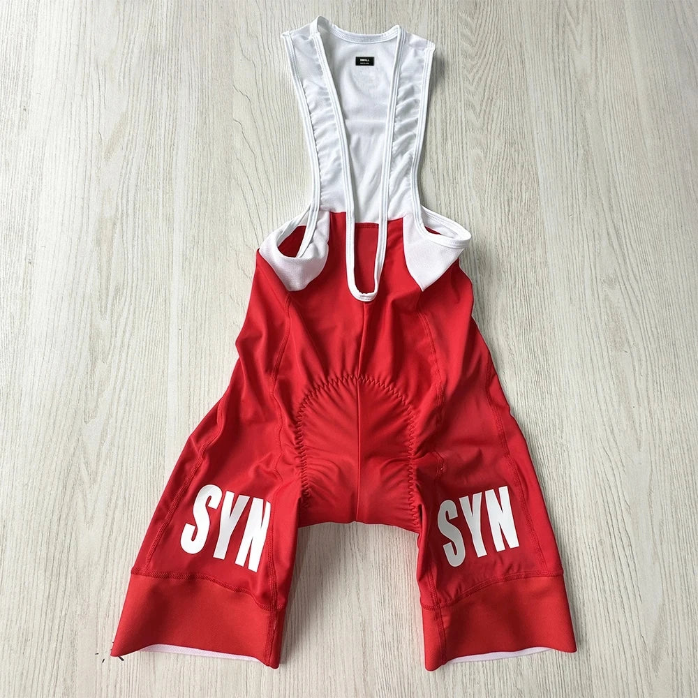 SYN High-Quality Unisex Bib Shorts | Shockproof Sponge Seat for Long-Distance Riding | MTB & Road Cycling