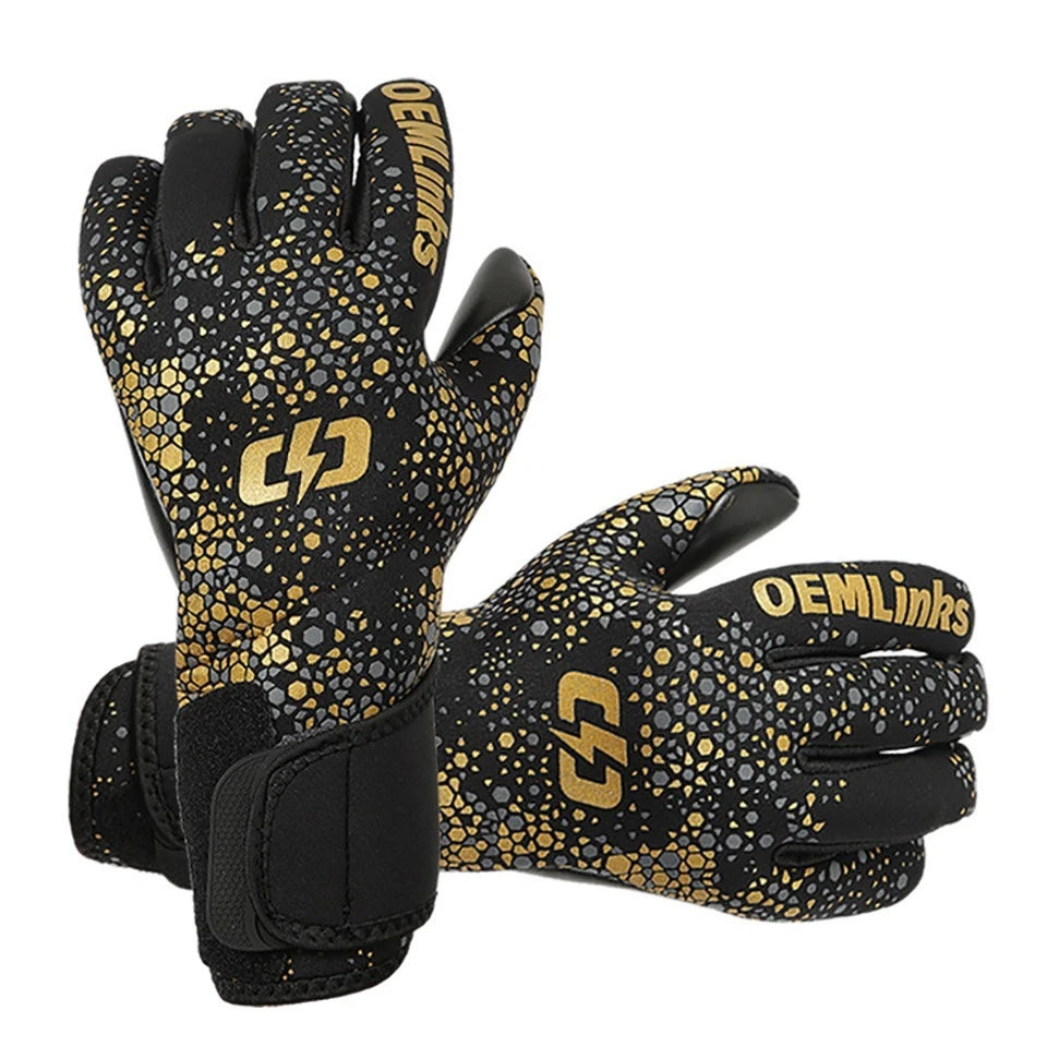 Professional Goalkeeper Gloves - Finger Protection Anti-Slip Soccer Training Gloves for Adults and Children