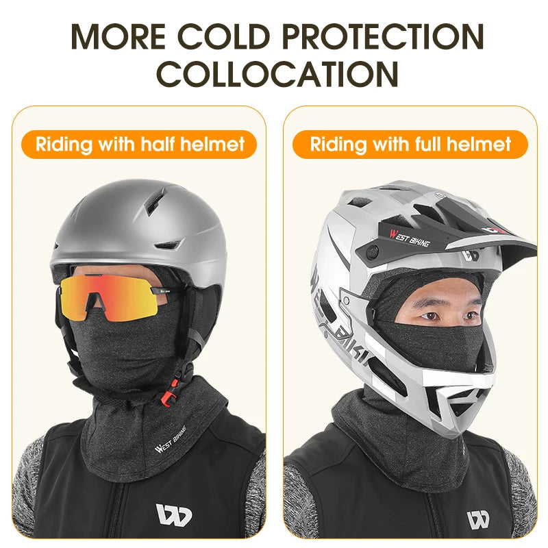 🧣 WEST BIKING Winter Balaclava Fleece | Windproof Neck Warmer for Men & Women | Cycling, Ski, Motorcycle, Running