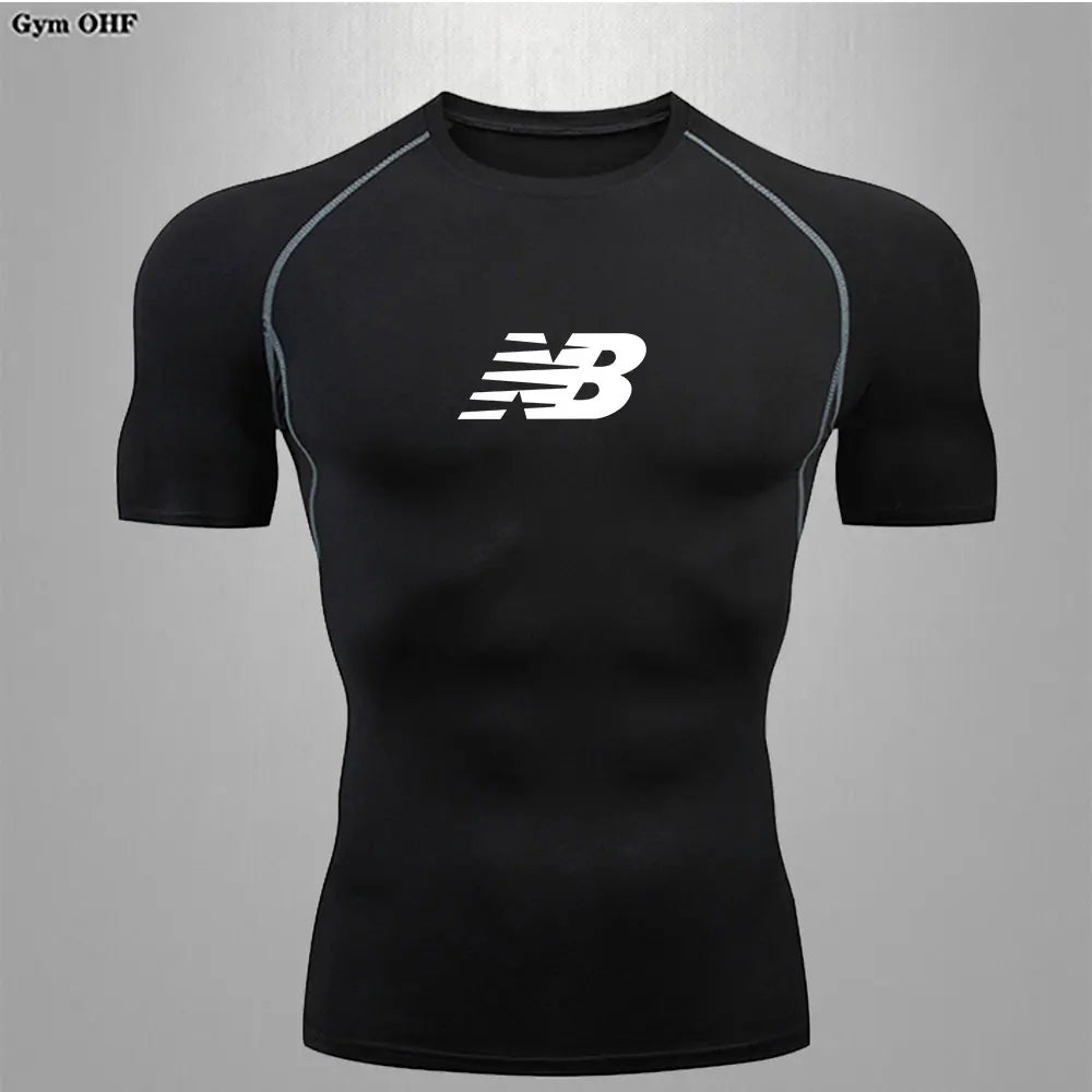 Men's Running Training Sportswear Cycling Slow Running Quick Drying Fitness Clothes Sanda Fitness Exercise Tight Fitting Clothes