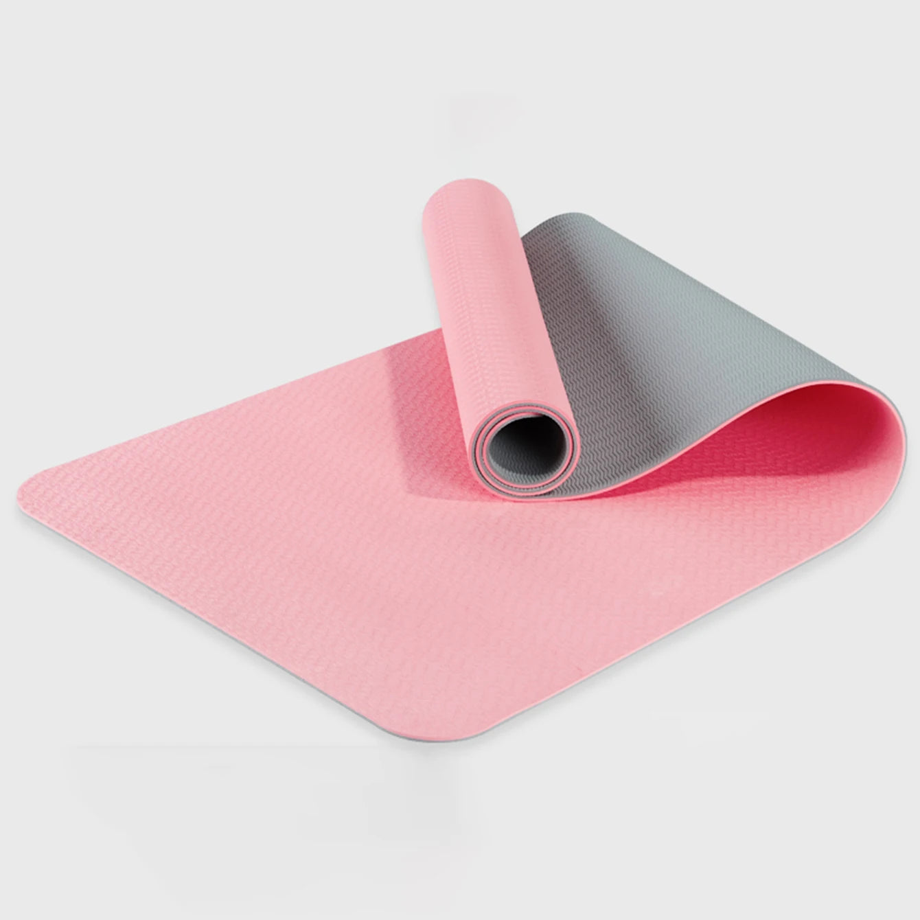 🧘 Eco-Friendly Yoga & Fitness Mat with Strap 🌿 | Non-Slip Design for Women | Perfect for Home Workouts & Pilates