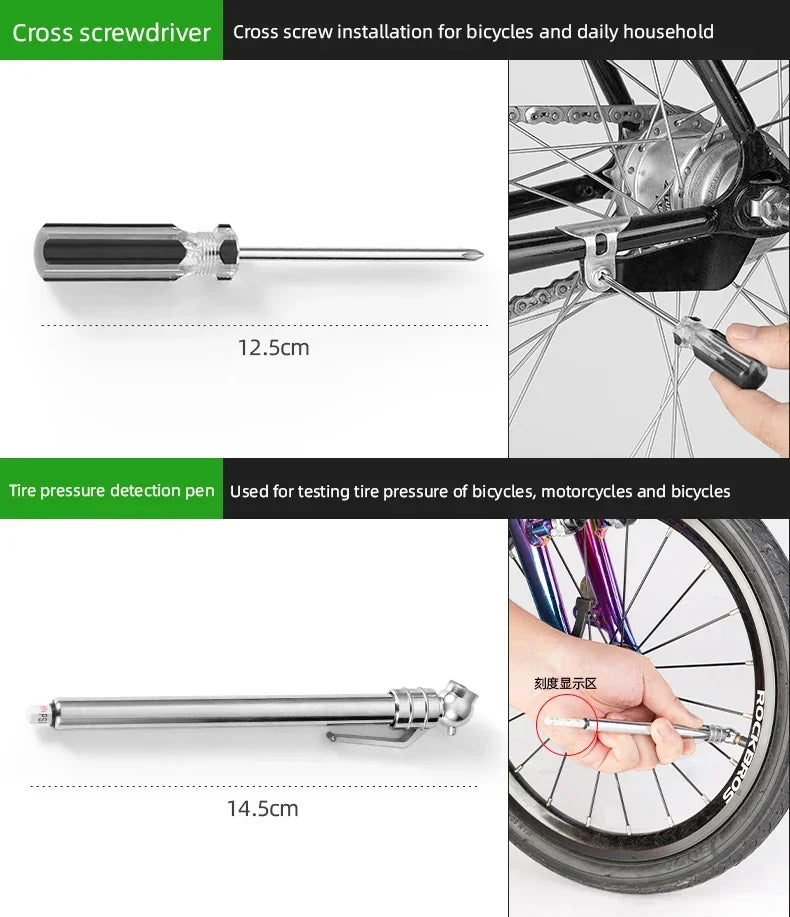 ROCKBROS Bicycle Tool Set: The Ultimate Cycling Repair Kit for Professionals