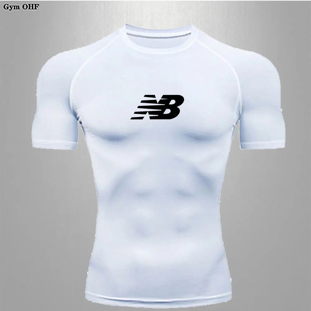 Men's Running Training Sportswear Cycling Slow Running Quick Drying Fitness Clothes Sanda Fitness Exercise Tight Fitting Clothes