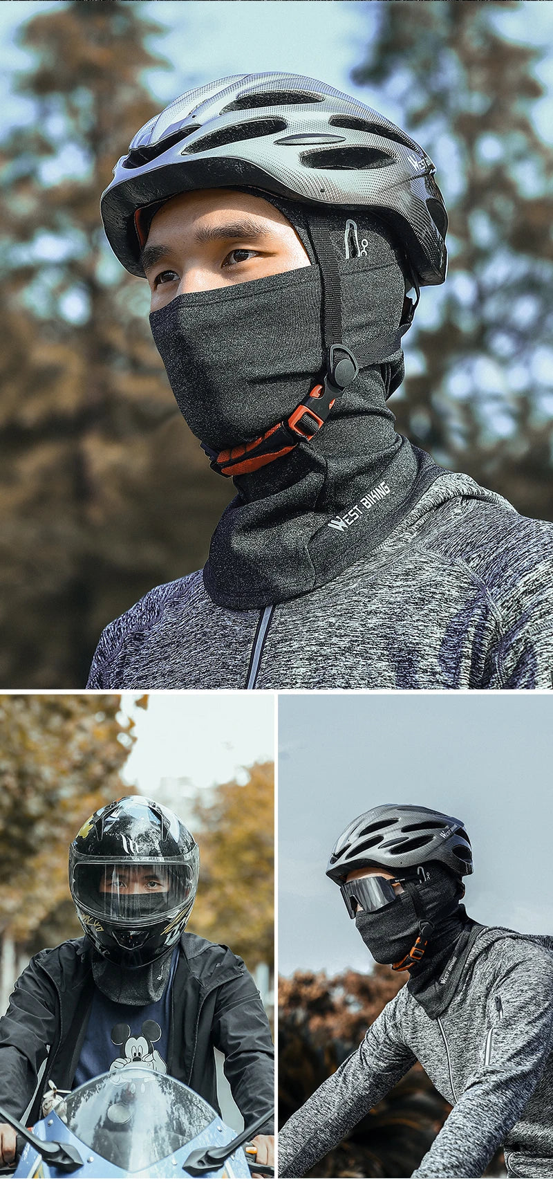 🧣 WEST BIKING Winter Balaclava Fleece | Windproof Neck Warmer for Men & Women | Cycling, Ski, Motorcycle, Running