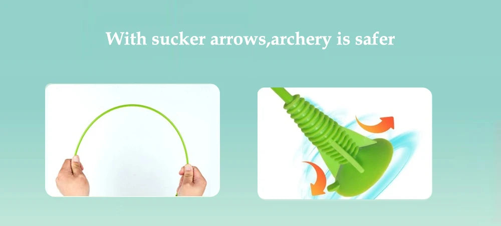 🏹 Toparchery Recurve Bow & Sucker Arrow Set | Junior Archery Training | Outdoor Parent-Child Shooting Game (15-18lbs, 42")