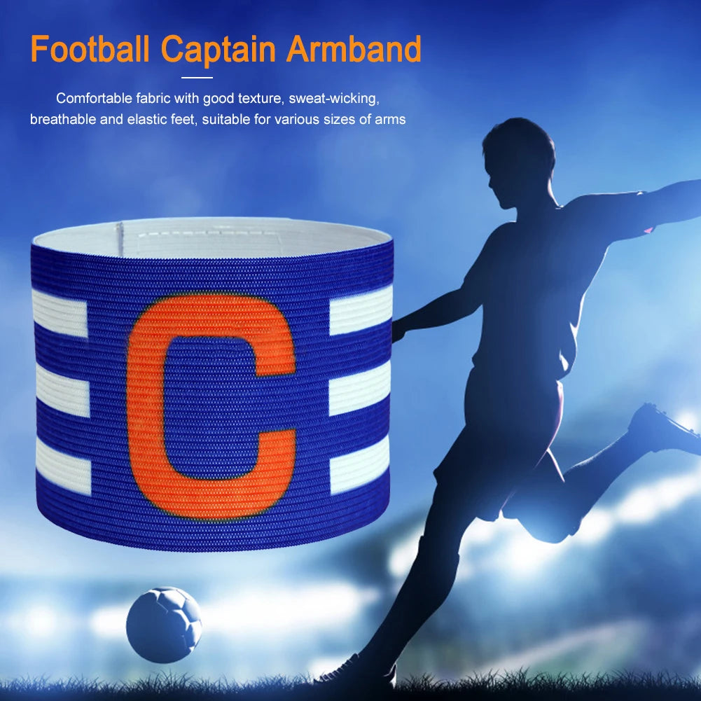 ⚽ Elite Football Captain Armband - Unisex Elastic Sports Band for Youth and Adults ⚽