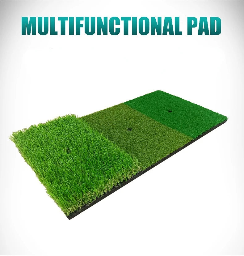 PGM Golf Hitting Mat | Durable PP Grass Pad for Indoor & Outdoor Practice | Golf Training Aids