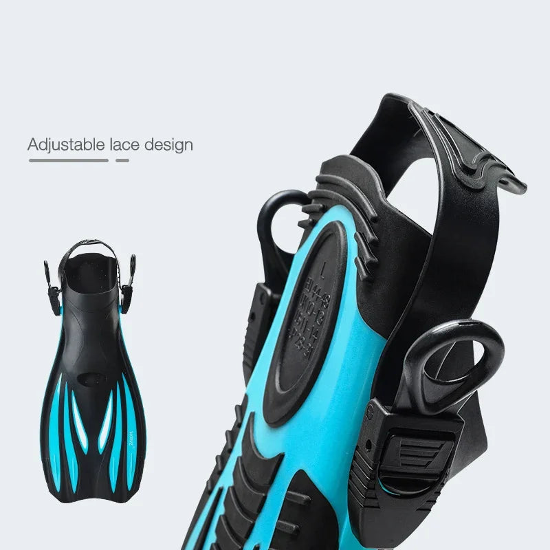 Professional Adult Flexible Non-Slip Swim Fins for Diving