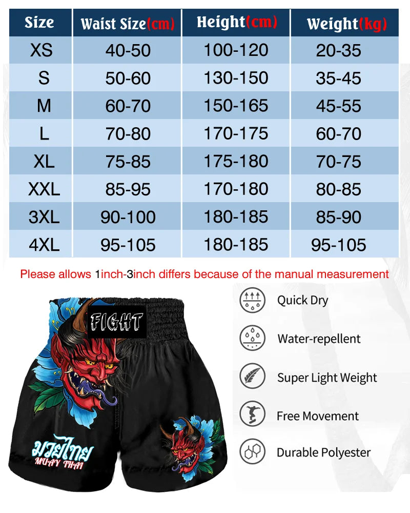 Muay Thai Shorts & MMA Training Set