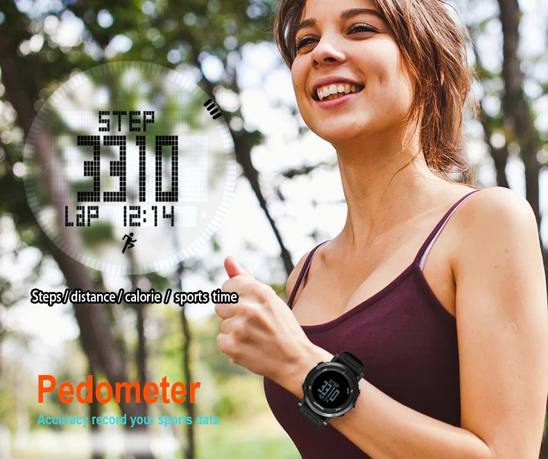 Sunroad GPS Sports Smart Watch - 100m Waterproof Fitness Tracker with Altimeter, Compass, Barometer for Cycling & Mountaineering