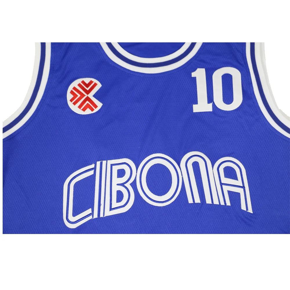 10 Basketball Jersey Blue 2024