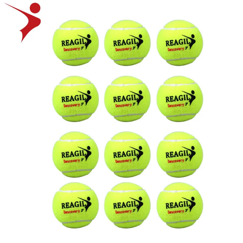 🎾 High Elasticity Tennis Balls - Durable Set of 12 for Training and Practice 🎾